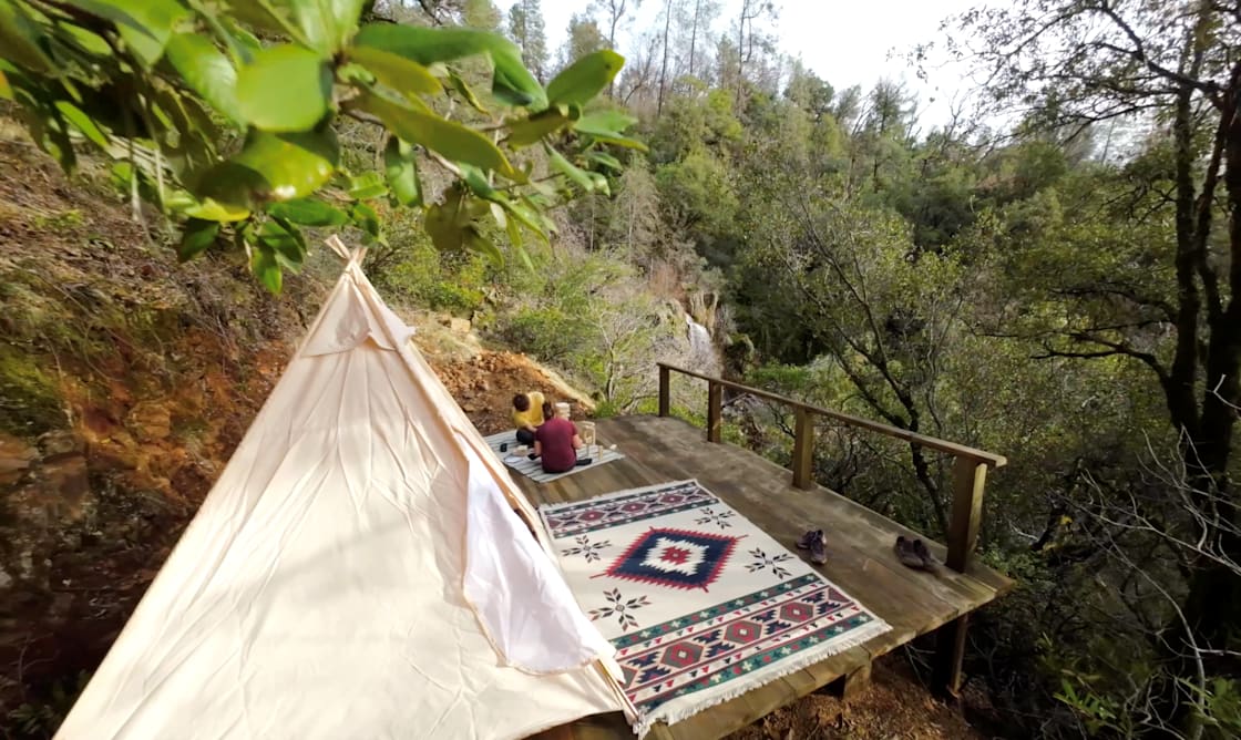 Starfall Tent Platform with teepee