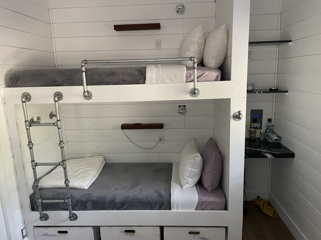 Twin XL bunkbeds, in the Bunkhouse
