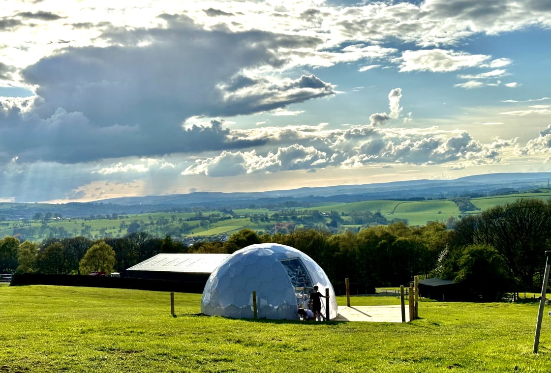 Deerstone glamping Unique domes with wood fired hot tub, pets welcome, families welcome, full site bookings, retreat bookings, kids welcome, couples welcome, unique dome glampsite, woodfired barrel sauna, cold plunge barrel, luxury glamping site