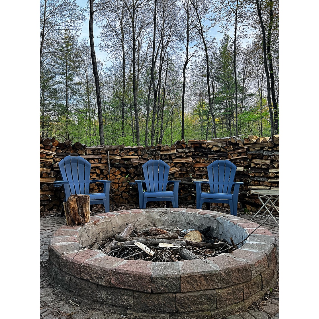 Retreat’s shared fire pit