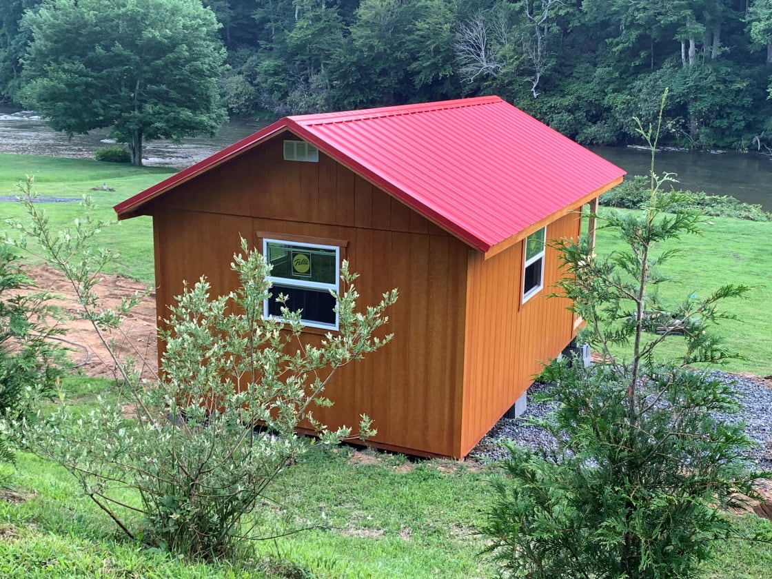 Newly constructed shed-turned-tiny home!