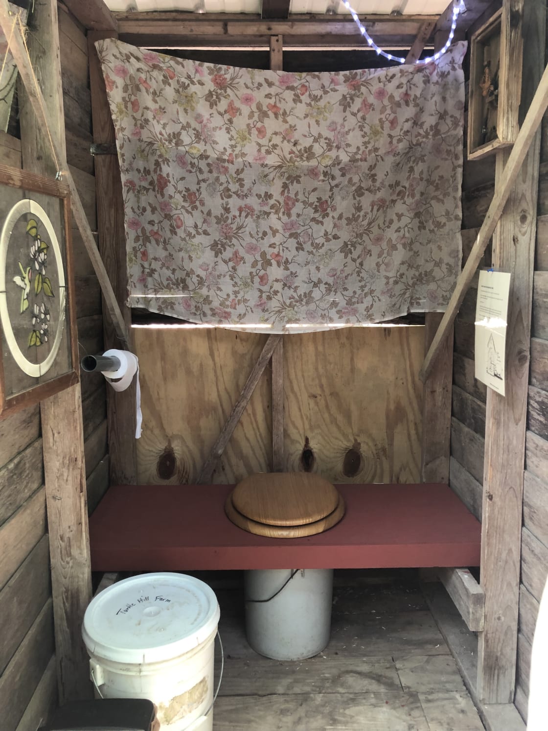 Shared composting toilet/outhouse