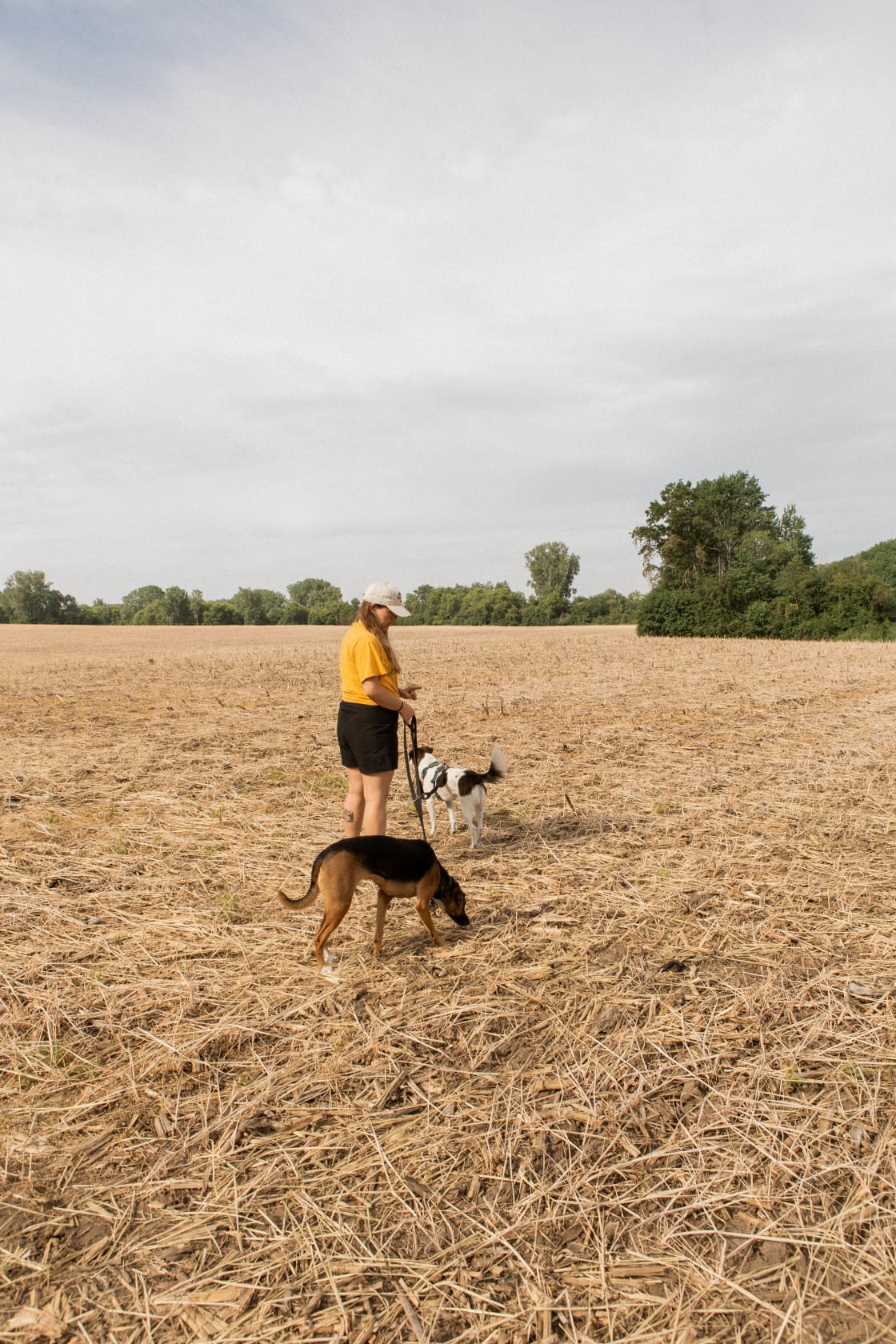 We loved talking a little walk around the wide open fields!