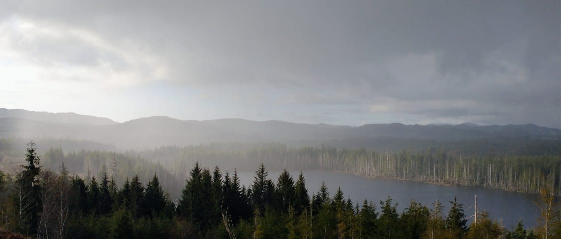 panoramic view of lake 