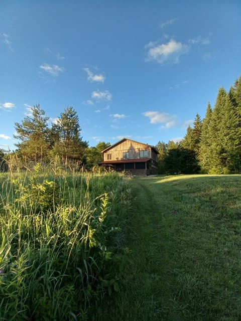 Guesthouse on 80 Acre organic farm