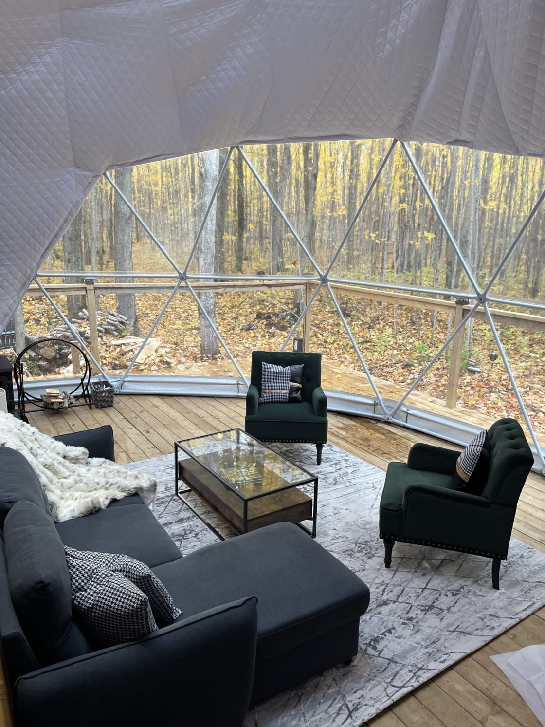 Forest Glamping Dome with Trails