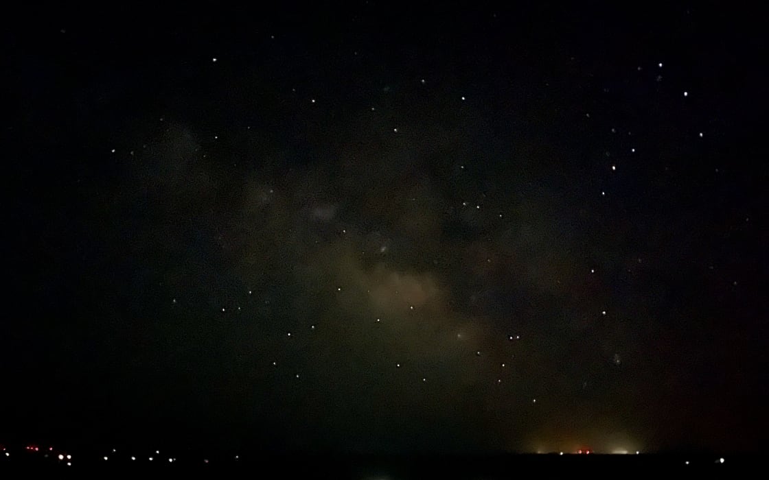 Night sky with the Milky Way!