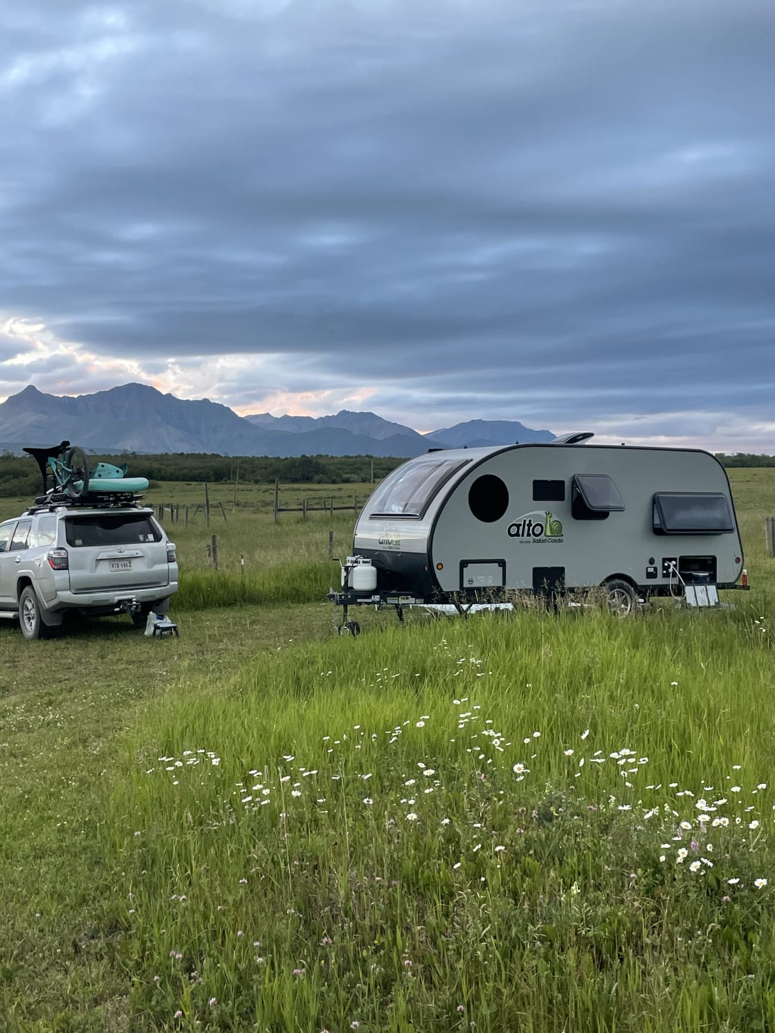 Camping with Mountain Views