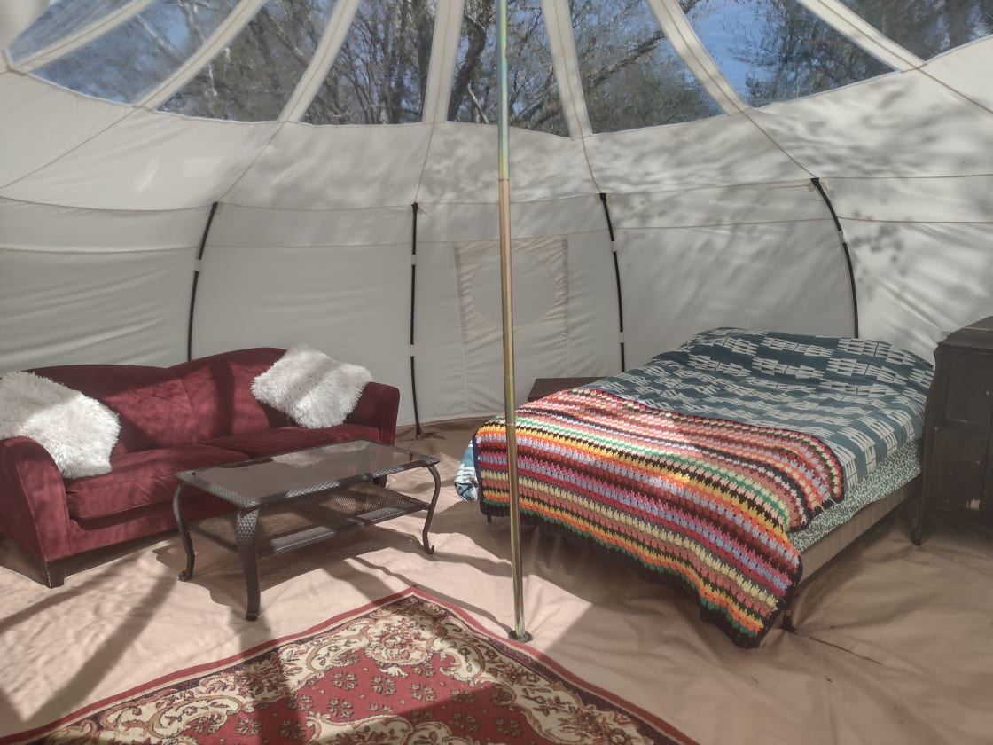 Secluded Tent on Quaint Farm