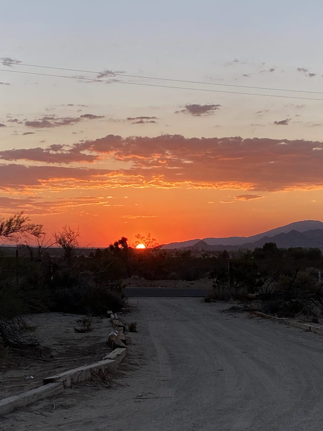 Amazing desert sunsets