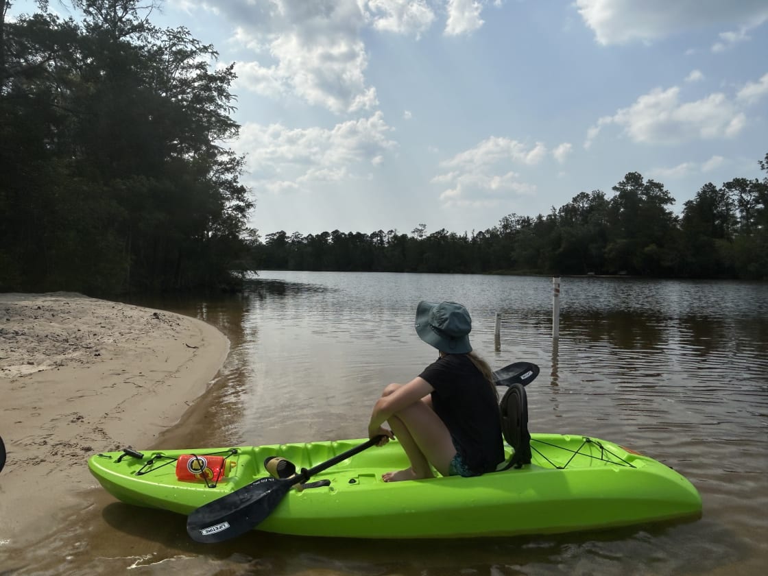 Easy kayak to sandbars