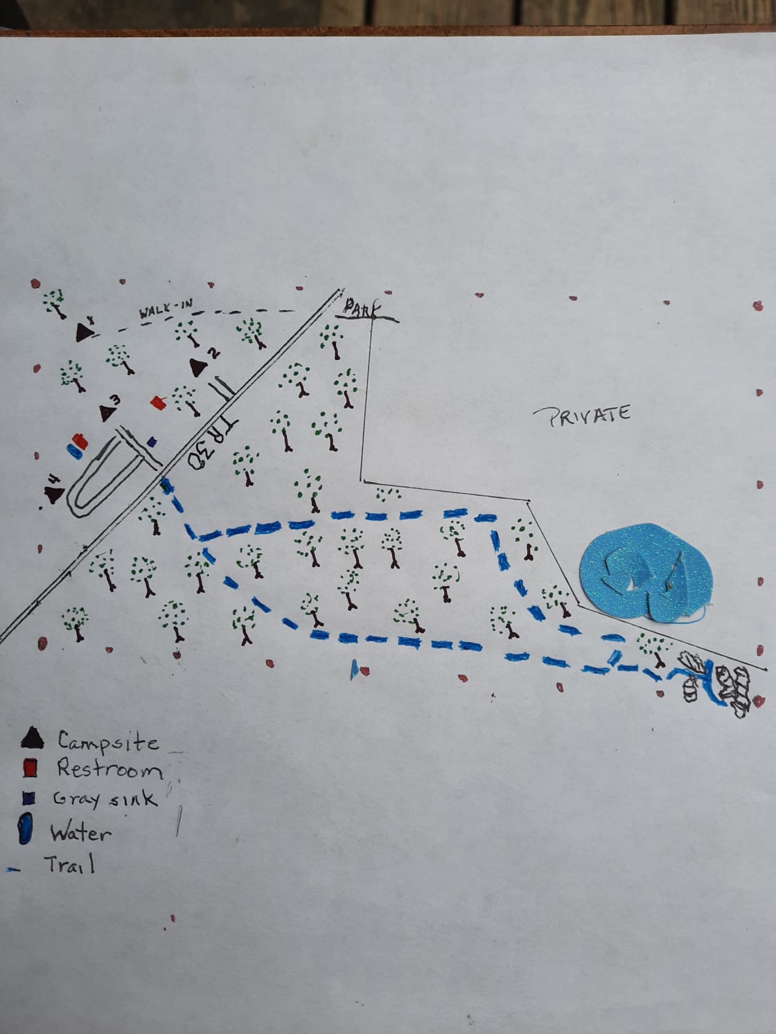 Campground and Trail Map