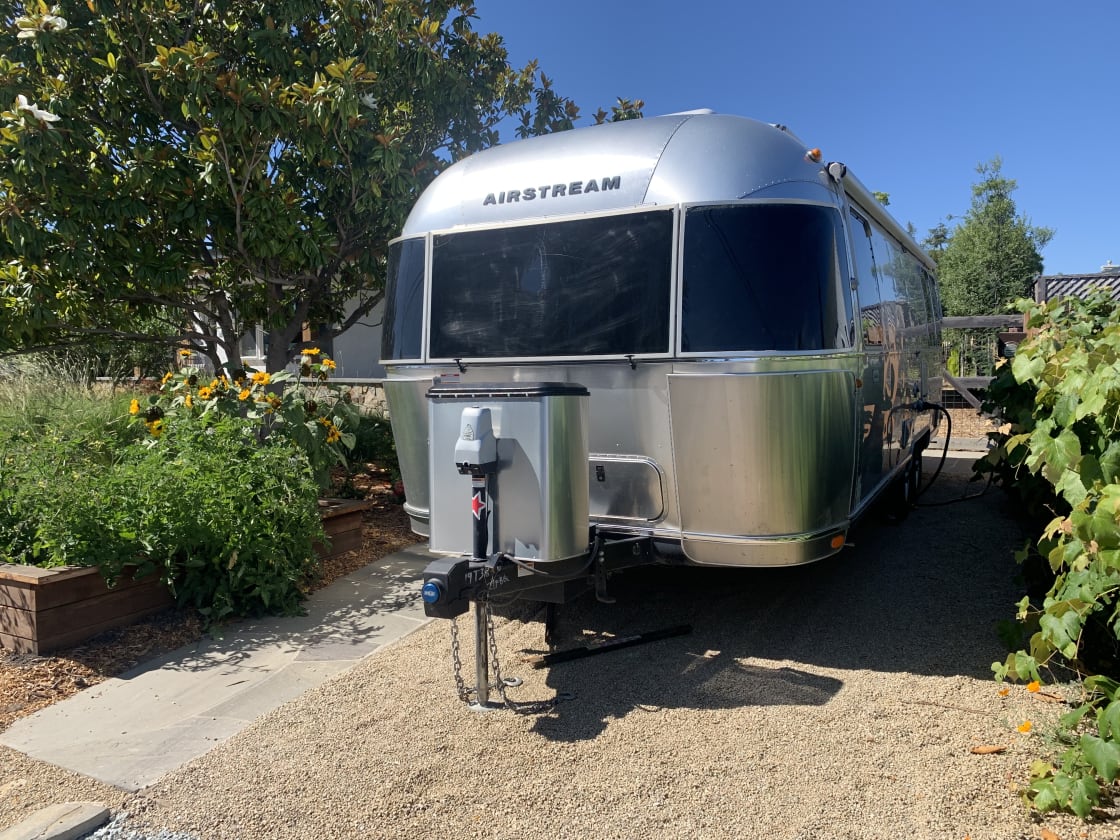One of our guests with their Airstream.  