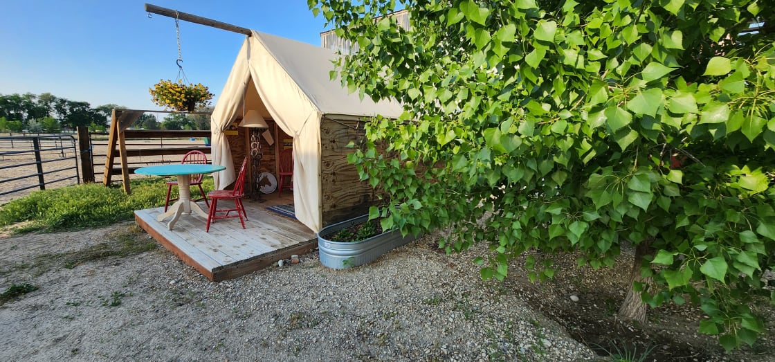 Sweet Pepper Ranch's Glamping Tent