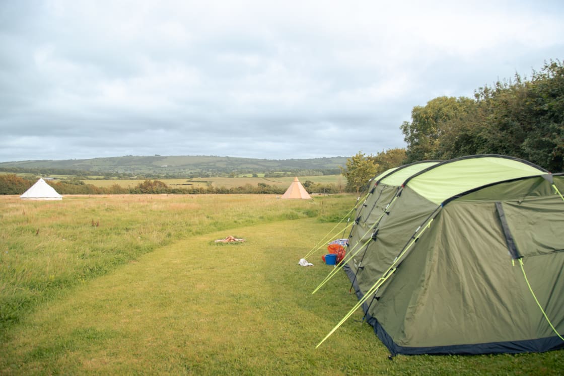 With different options for camping on site, there were plenty of choices for a stay at Haddon Copse.