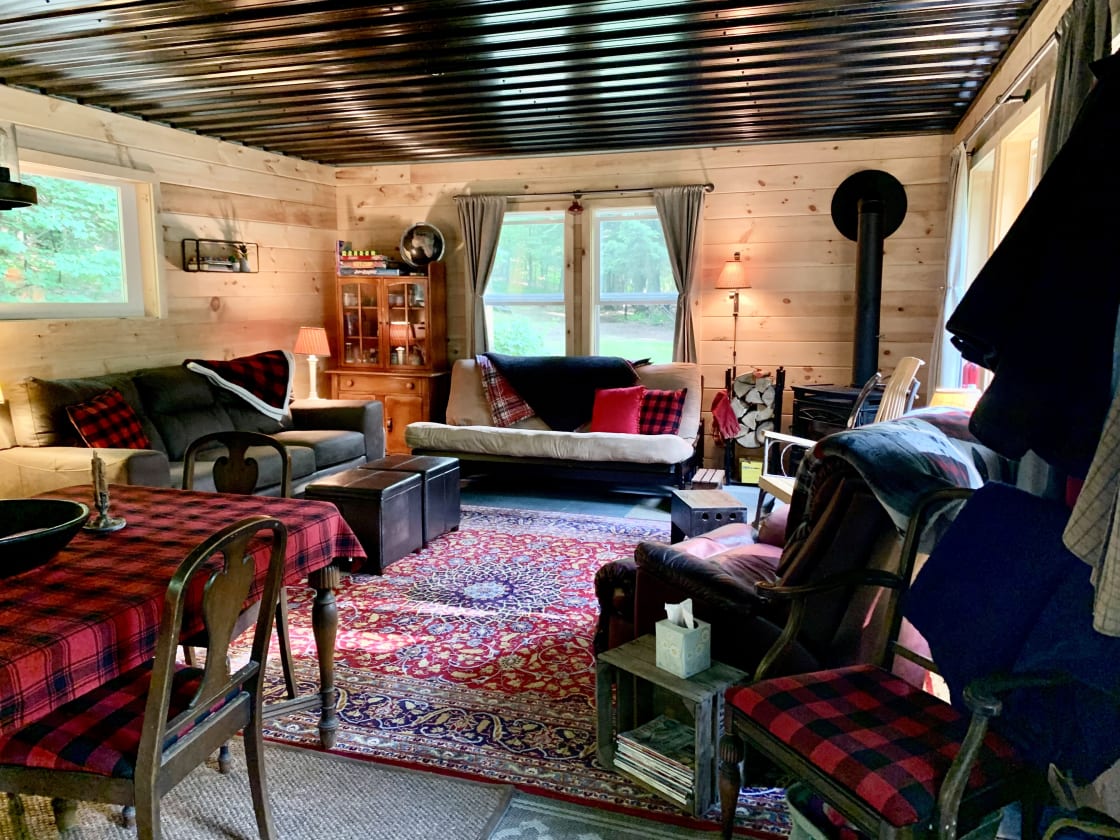 Cabin  living/sleeping area
