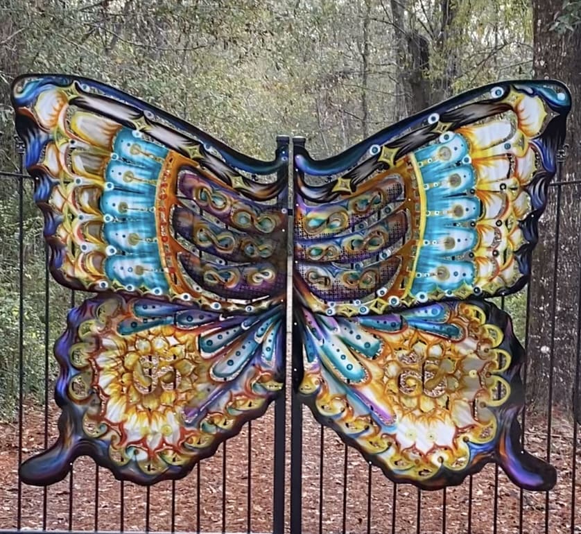 Welcome Butterfly gate