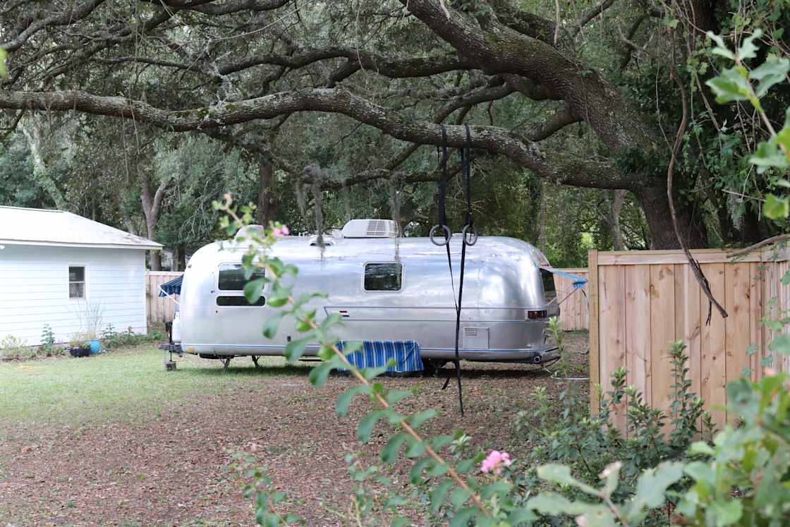 Your view while walking to the Airstream
