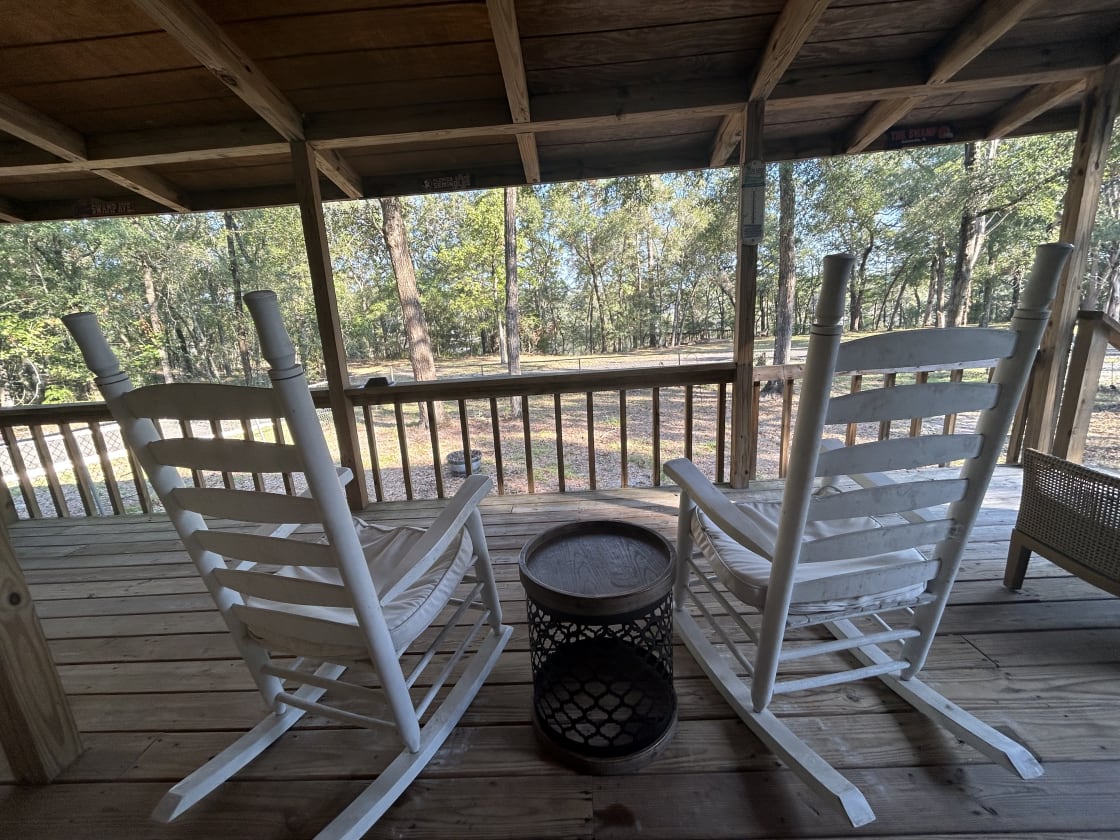 Back porch views of the Suwannee River 