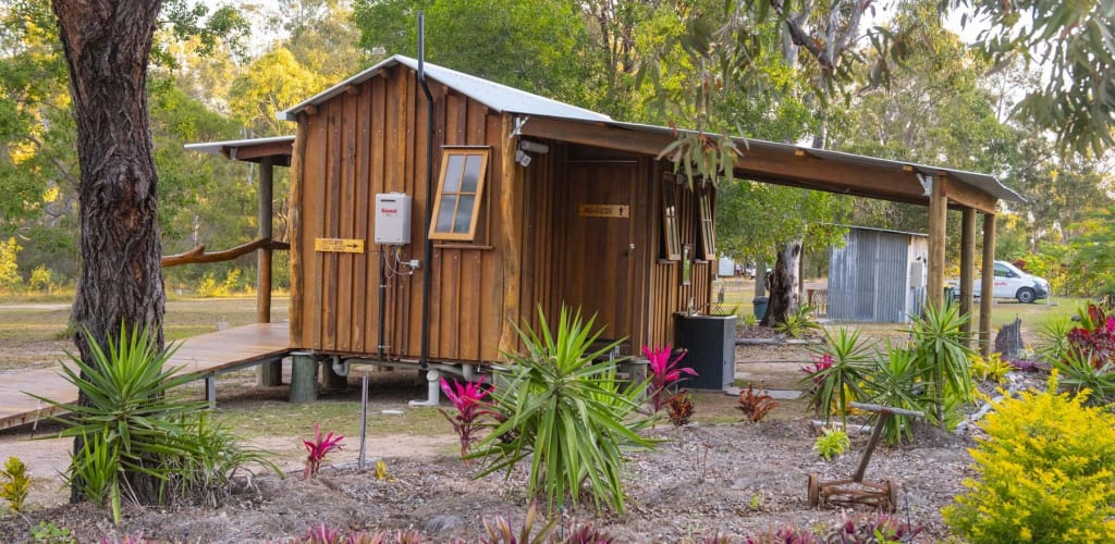 Wallaby Wash House, wheelchair accessible laundry + private shower & toilet
