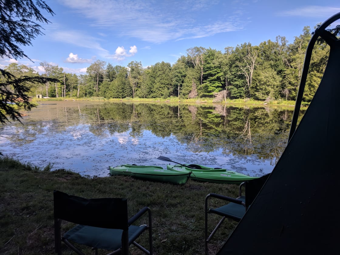 Private Lakefront Glamping site