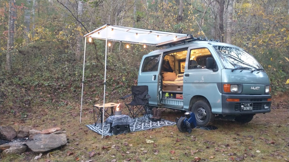 Tent site worked perfect for my little van.