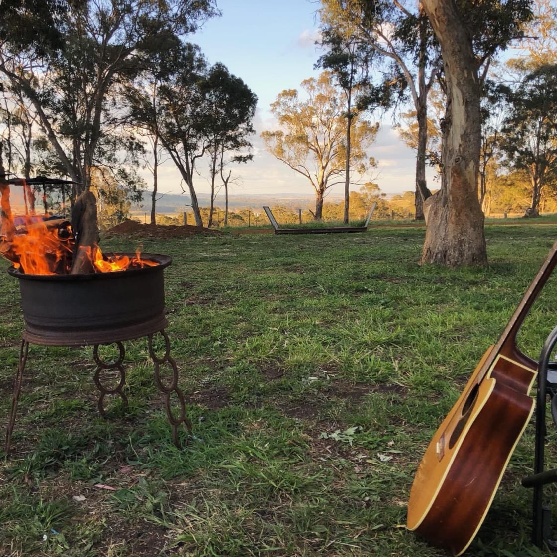 Campsite with a view. Fires welcome - local fire restrictions apply during High Fire Danger periods