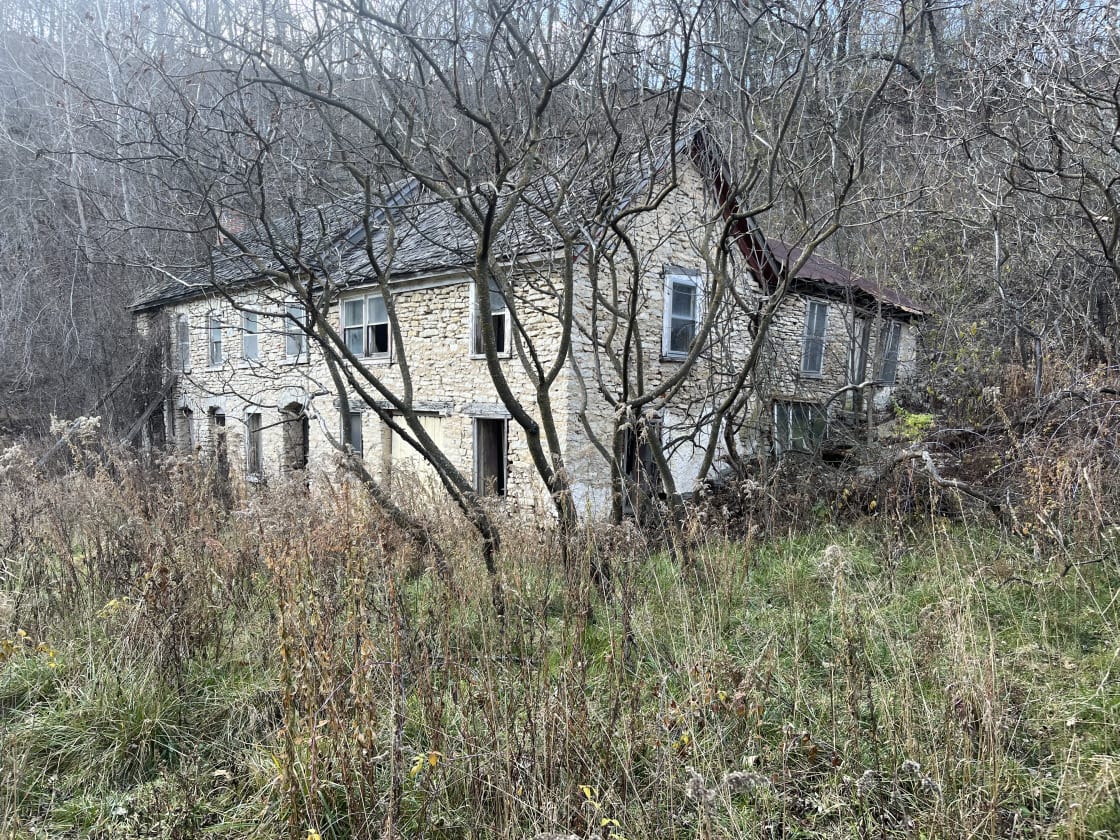 Historical house on lower property trail