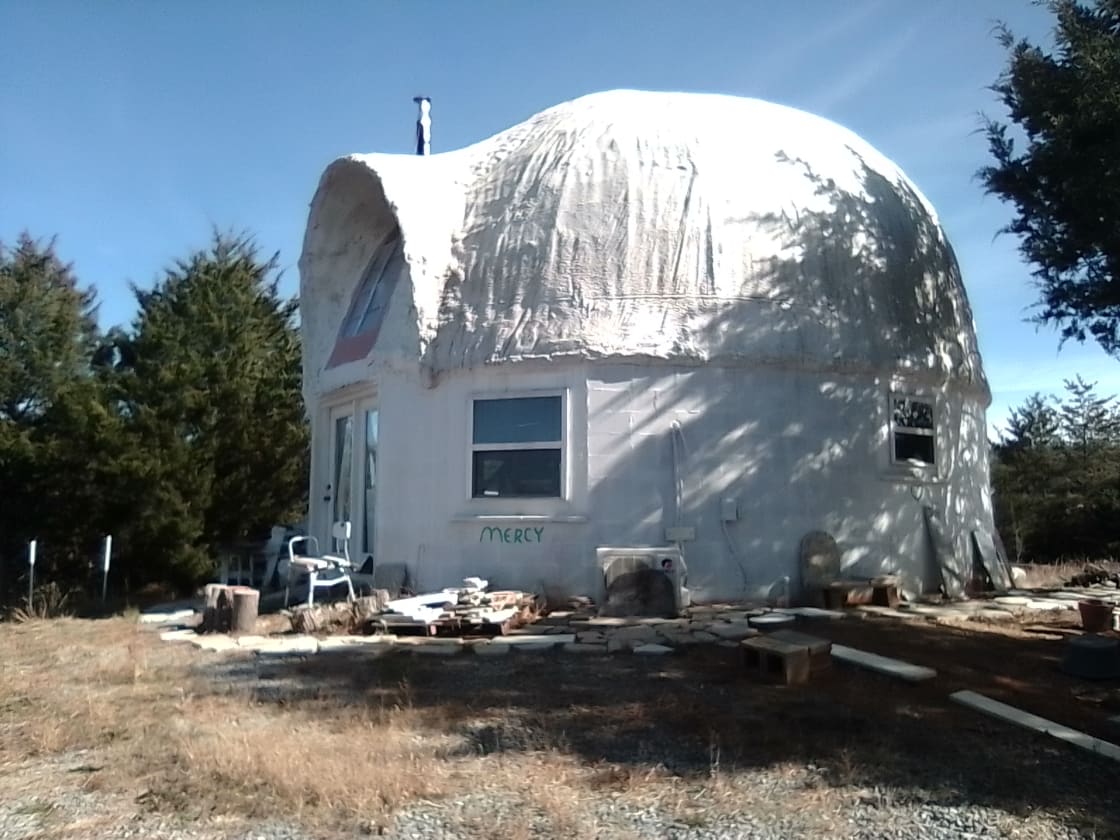 I possibly may rent this 1.5 story Dome sleeps 6 ($240)