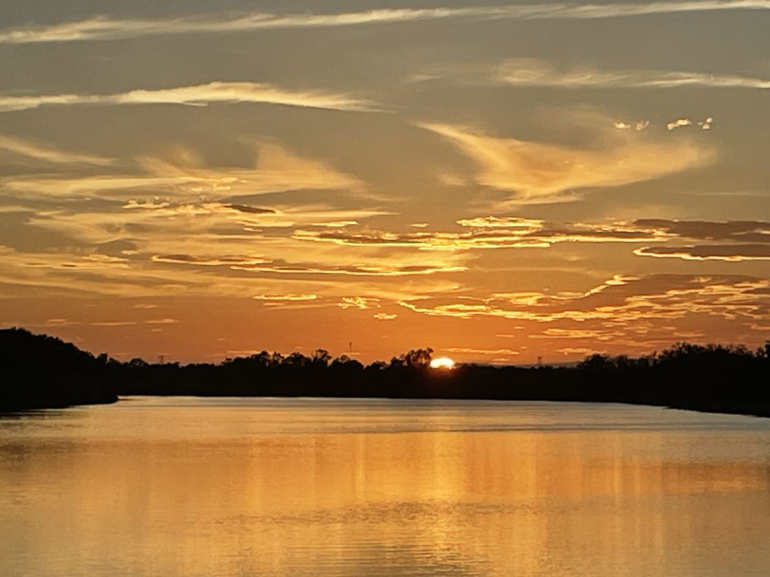 Perfect Sunsets on The Bayou