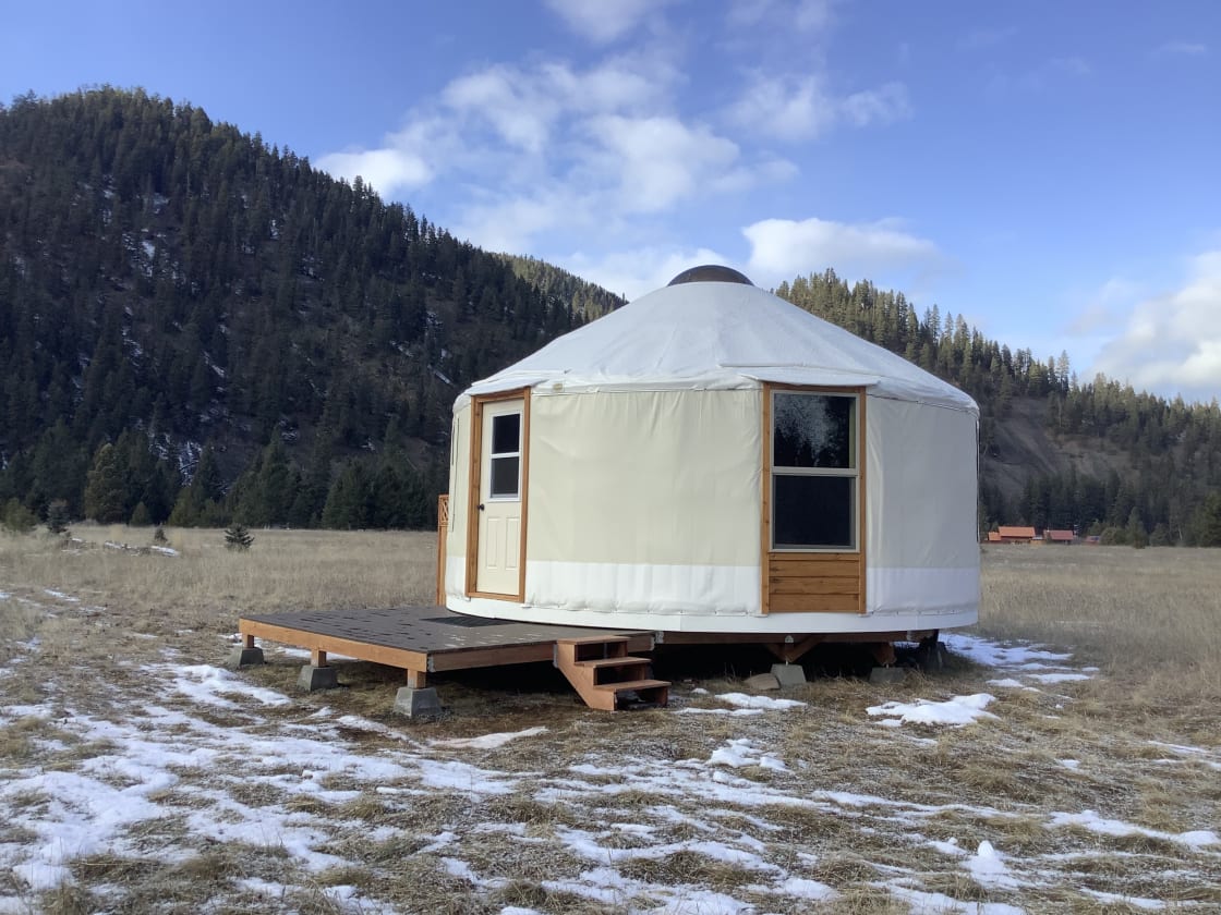 Off grid yurt