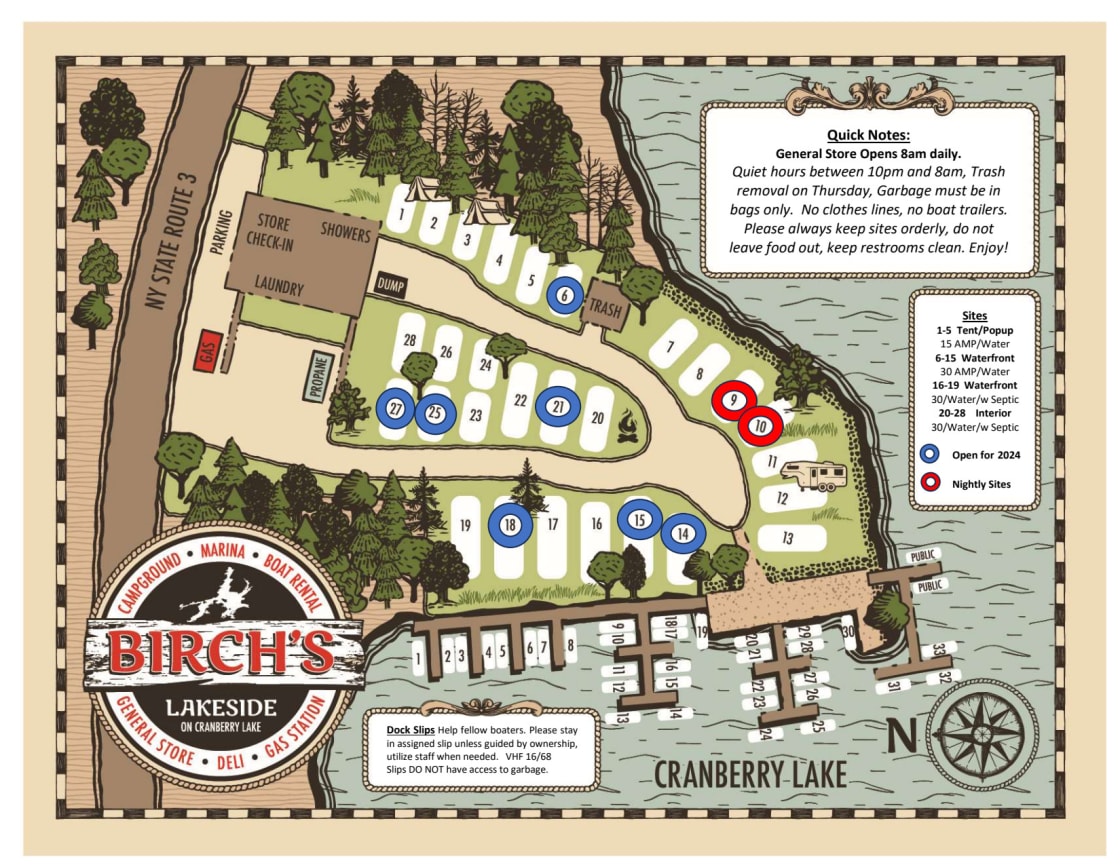 Birch's Lakeside Campground/Marina