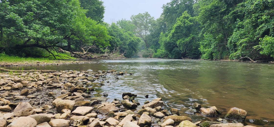 Our farm is right on the Antietam Creek so you can cool off in the summer, canoe, and play.