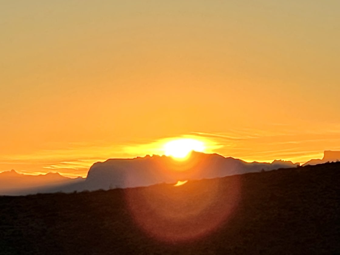 Sunrise over the Chisos