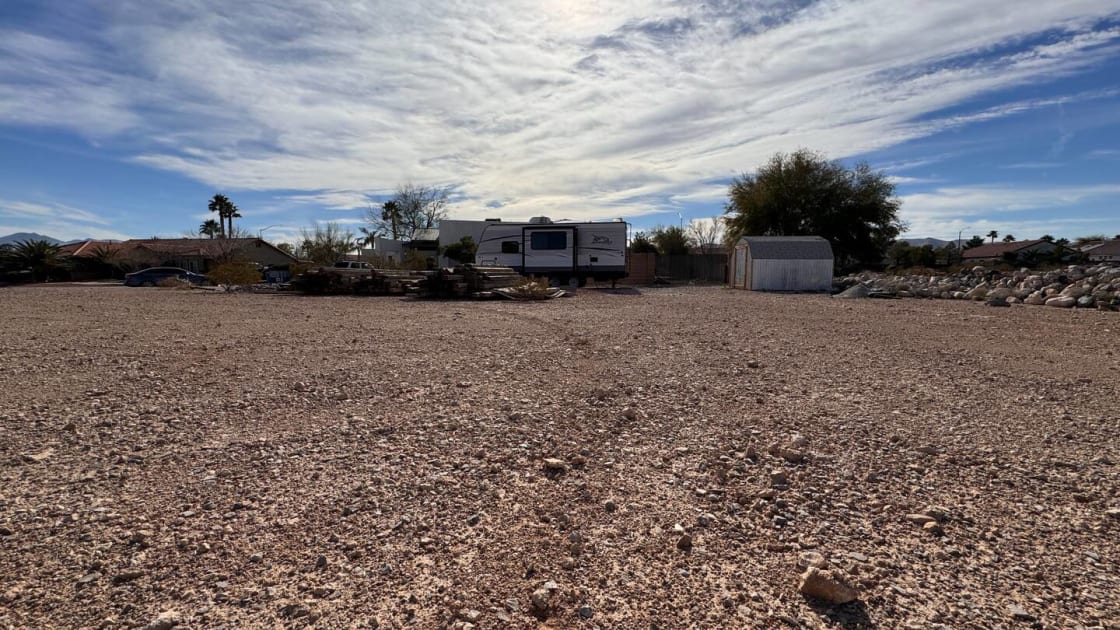 Your RV Parking Space on private 1/2 acre lot