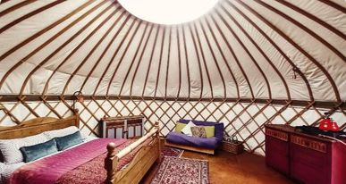 Private Yurt Retreat Ashmead Meadow