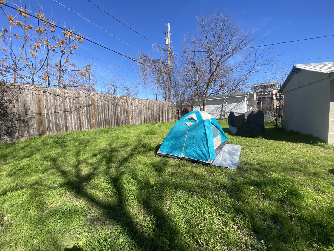 Central East Austin Backyard Camp