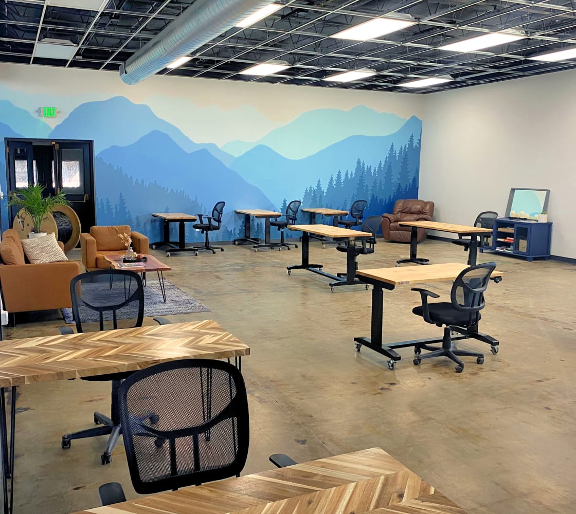 Coworking Space with Mountain Views