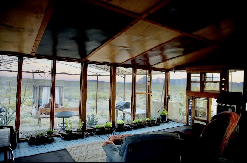 Off Grid Rammed Earth House