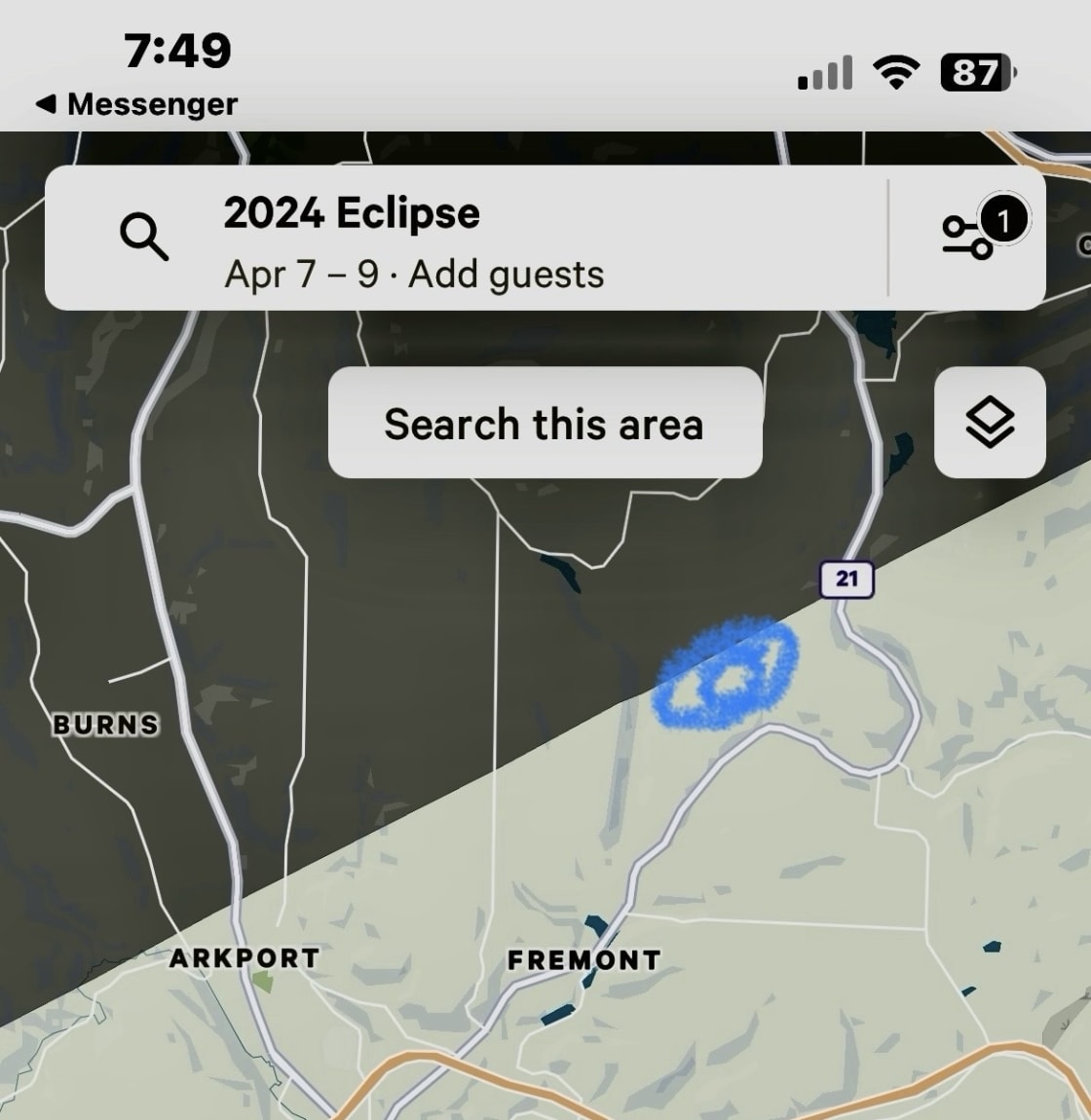 We are right on the edge of prime viewing area for the 4/8/24 eclipse and minutes from multiple great viewing location 