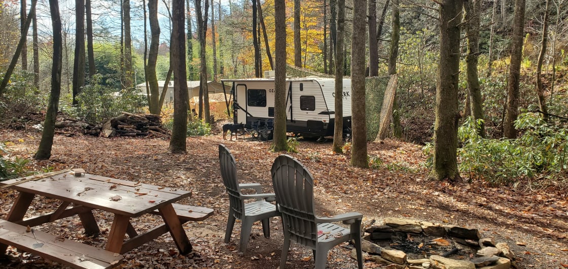 Black Mtn Creek Side Camper Rental