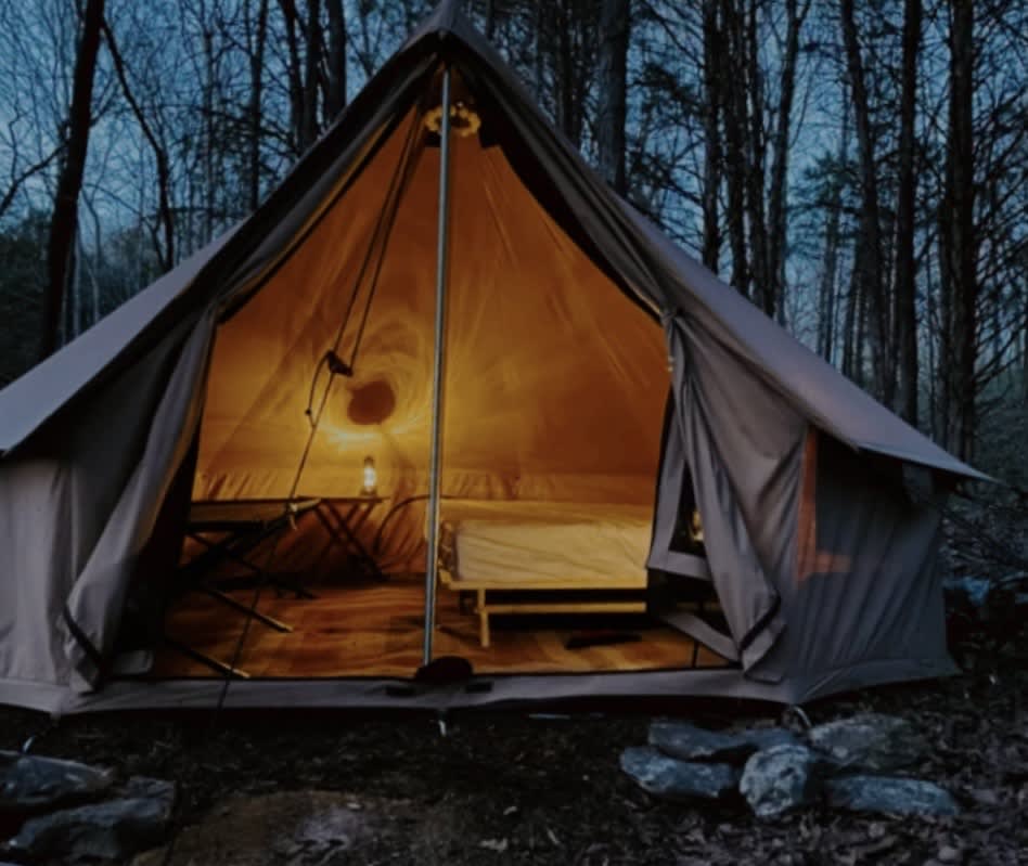 Scout Camp Stay in Private Woodland
