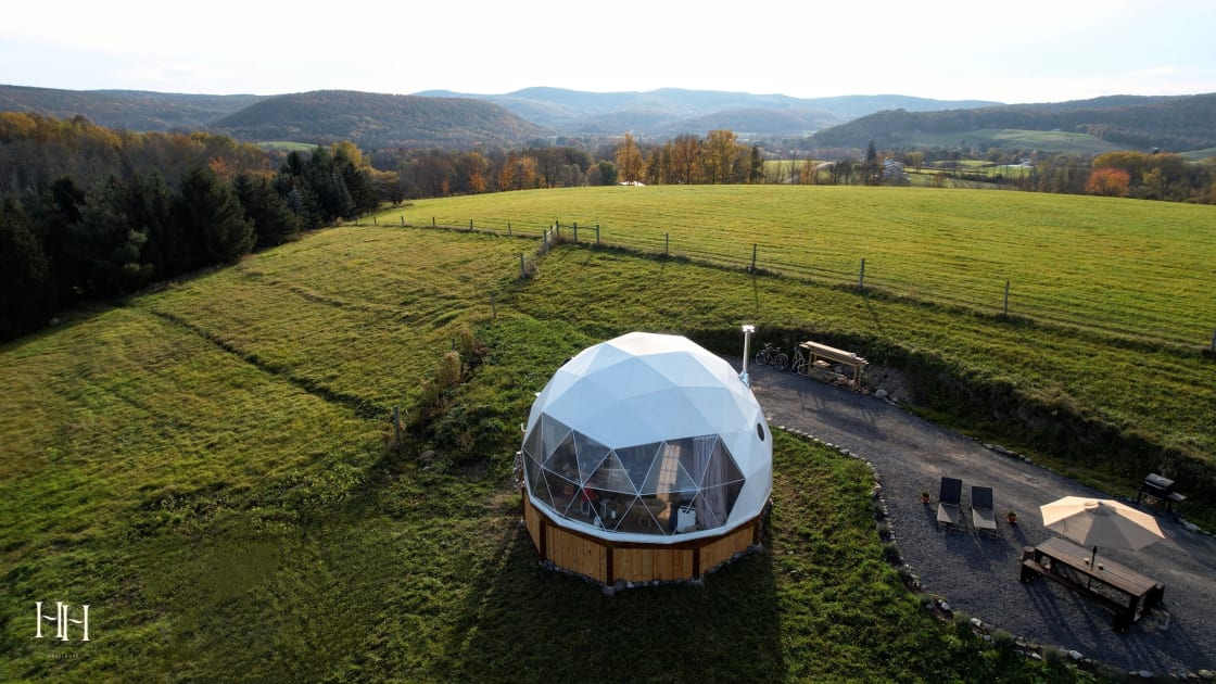 Mountain View Dome on Forest Farm