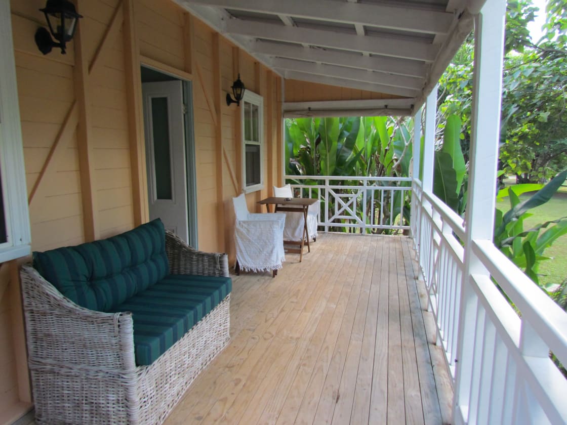 Breezy verandah for relaxing