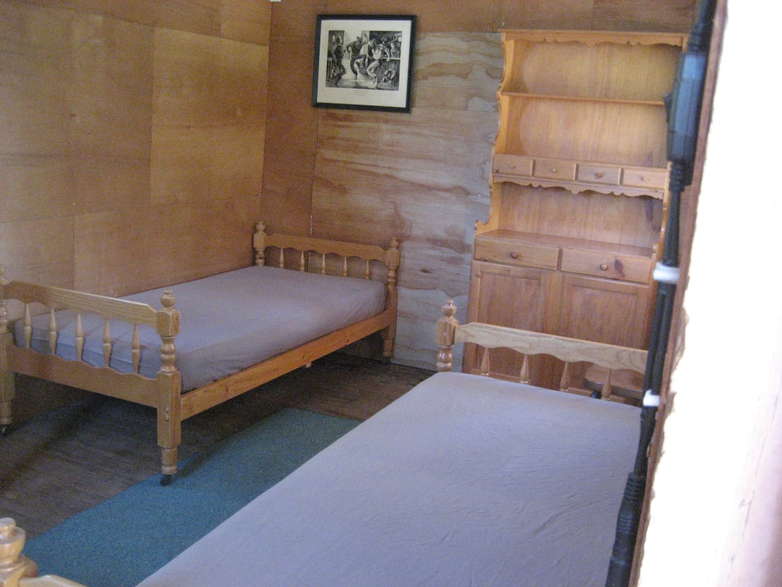 Inside Platypus Hut