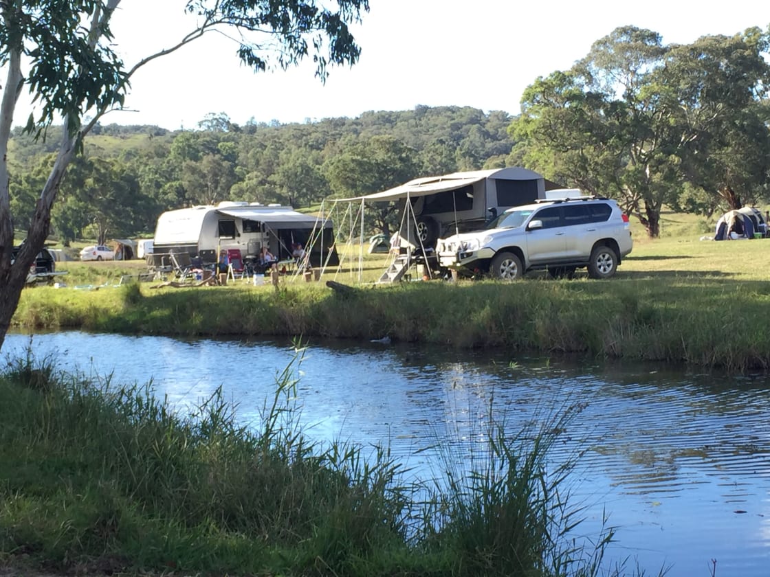 Creek frontage camping
