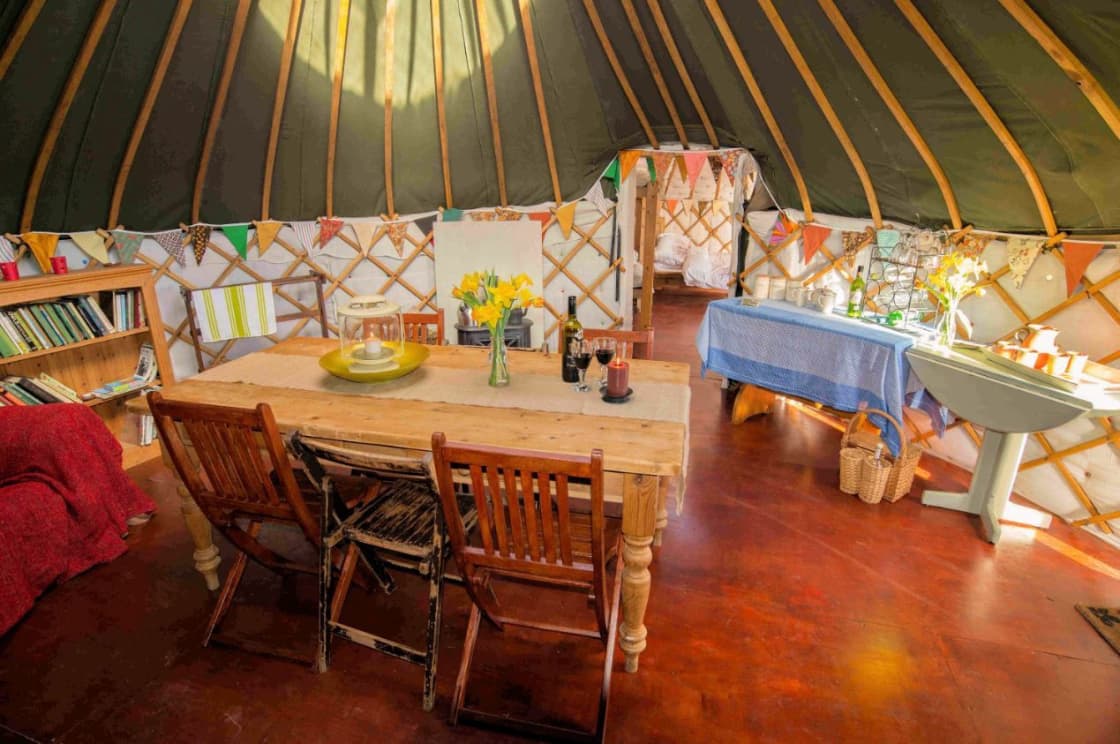 England’s first community owned farm, offering a warm welcome to all in their cosy glamping yurts.