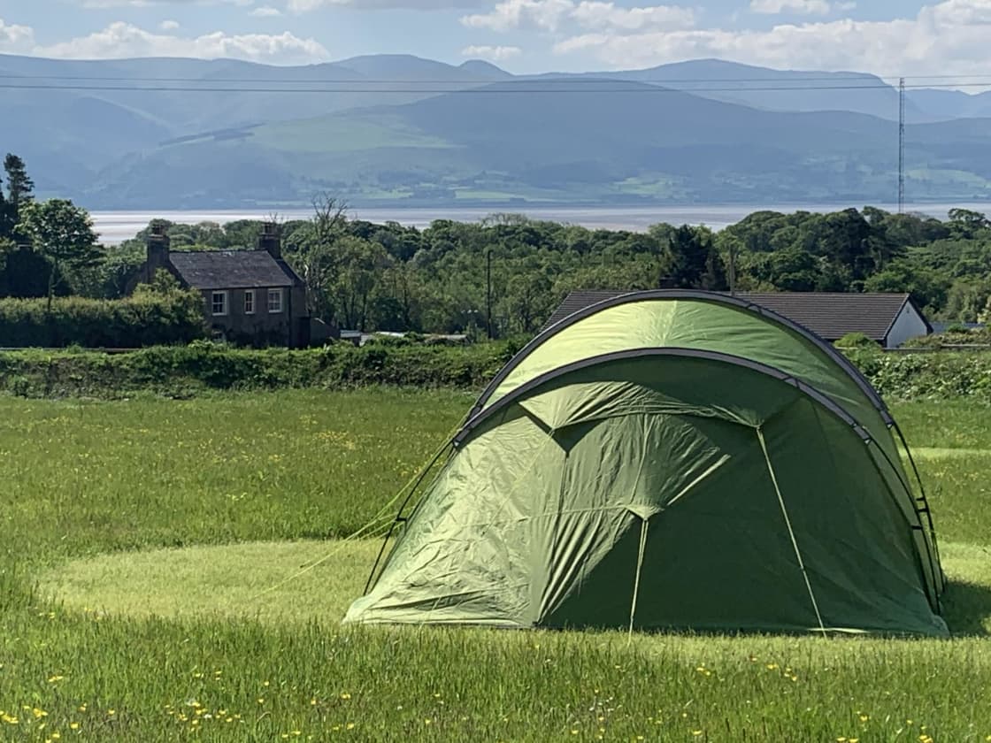 Single Tent Grass Pitch.