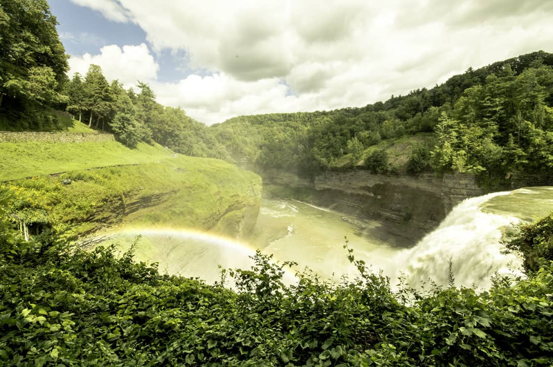 A scenic view of Letchworth State Park