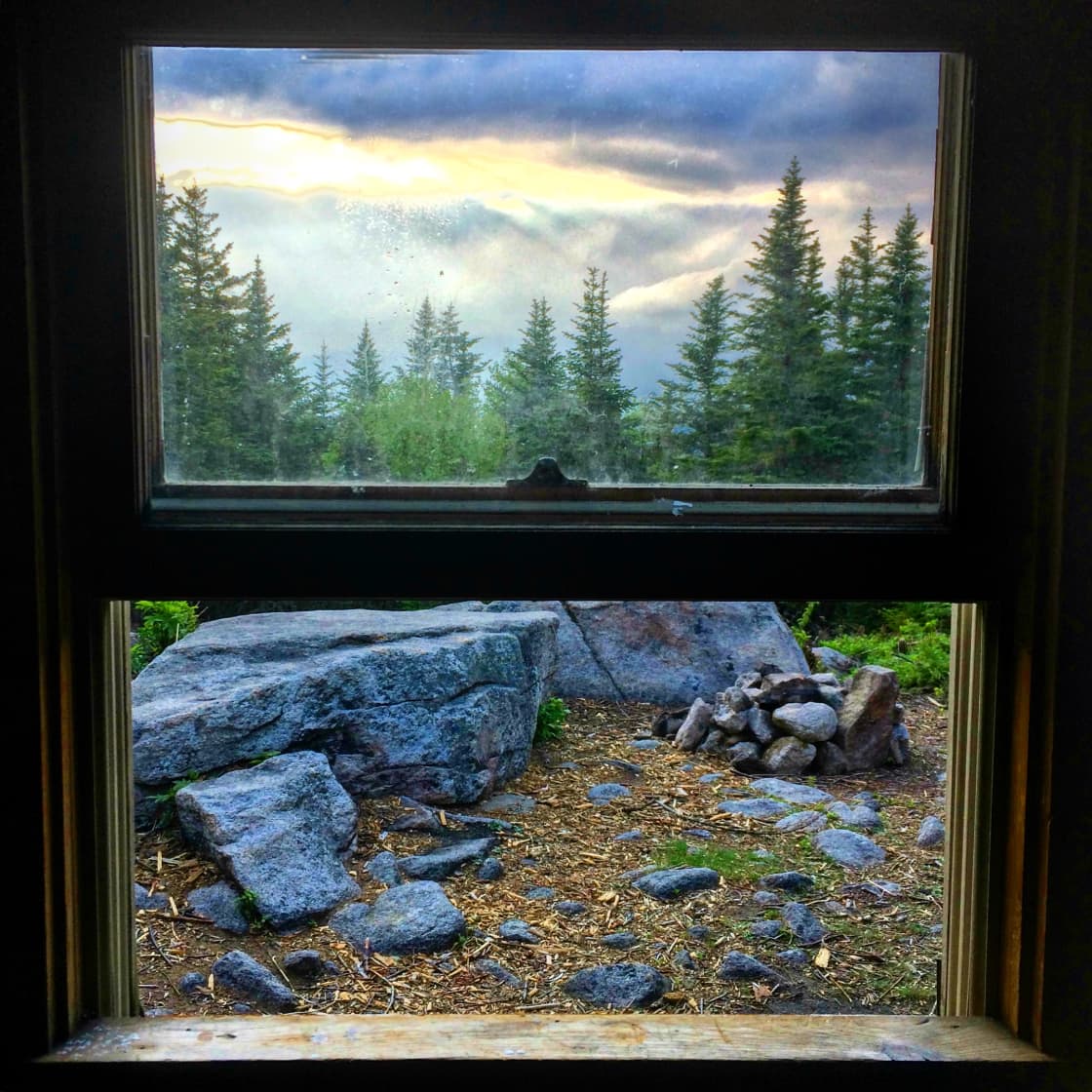 View from the cabin 